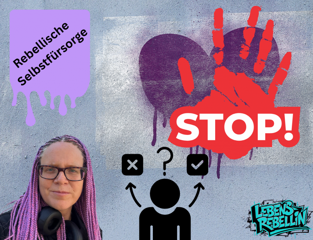Eine Stopphand und ein Clipart "Verwirung", der Rest ist gleich wie auf dem Beitragsbild